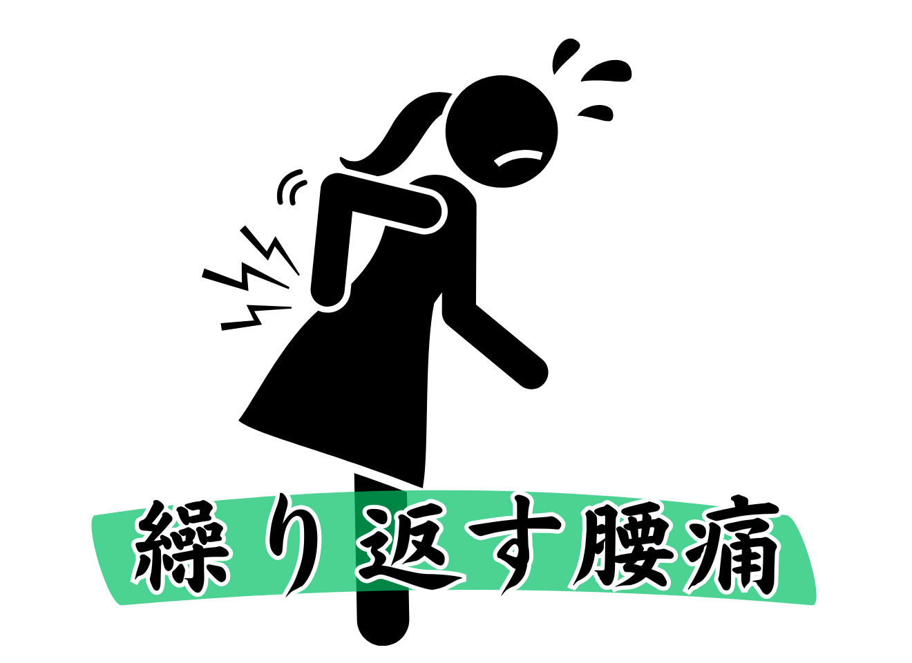 繰り返す腰痛